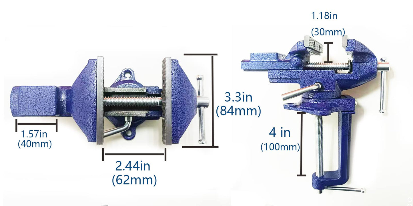 MYTEC Home Vise Clamp-On Vise,2.5"