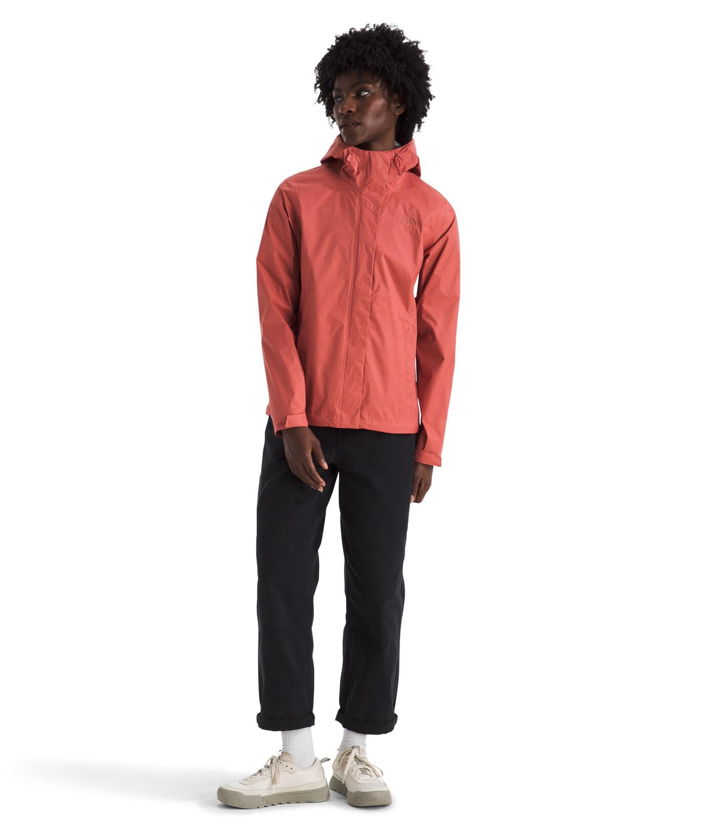 THE NORTH FACE Women's Venture 2 Waterproof Hooded Rain Jacket | Raincoat With Breathable Dryvent 2.5l Fabric, Pit-zips