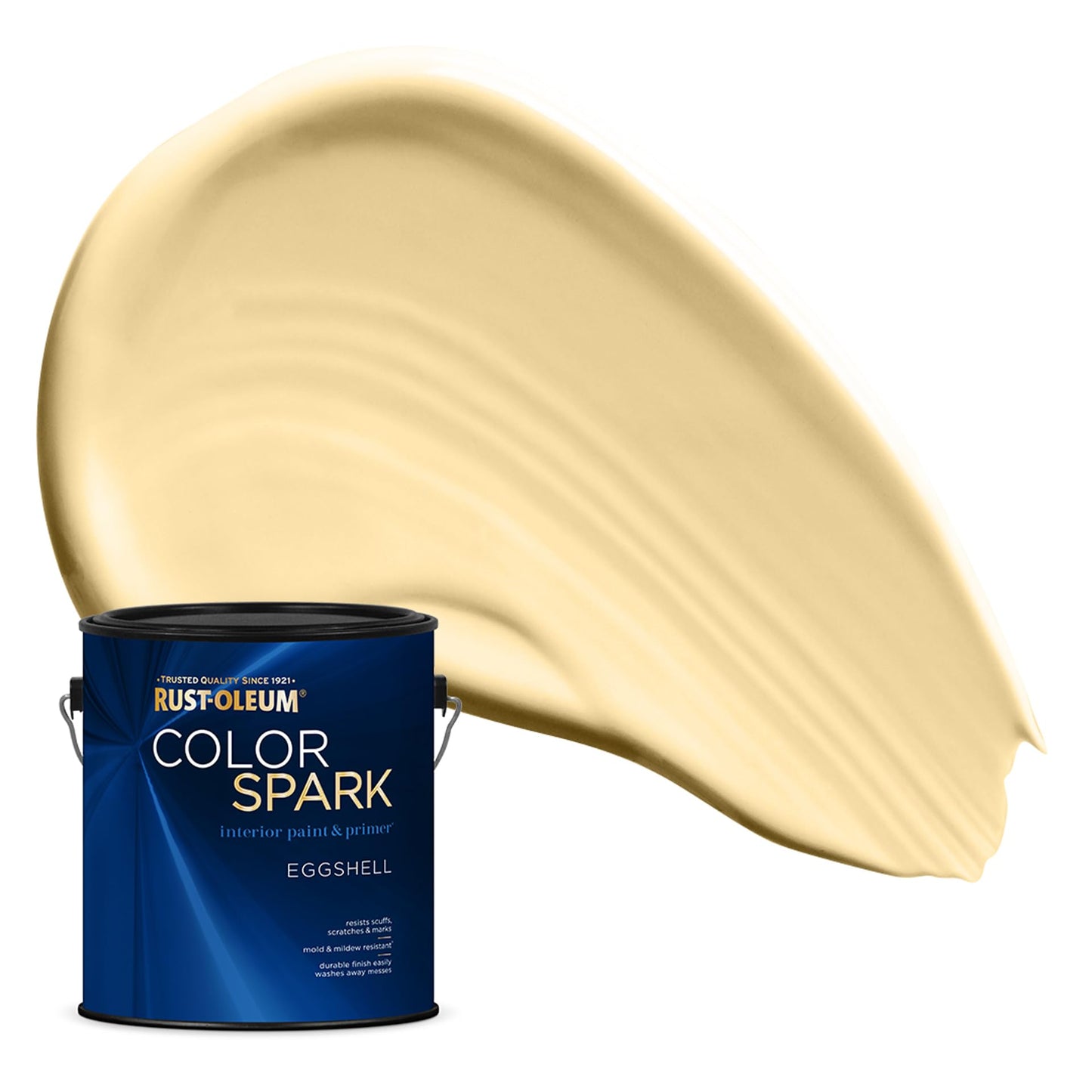 Rust-Oleum Color Spark Interior Paint and Primer in One, Eggshell, Bit of Barley, 1 Gallon
