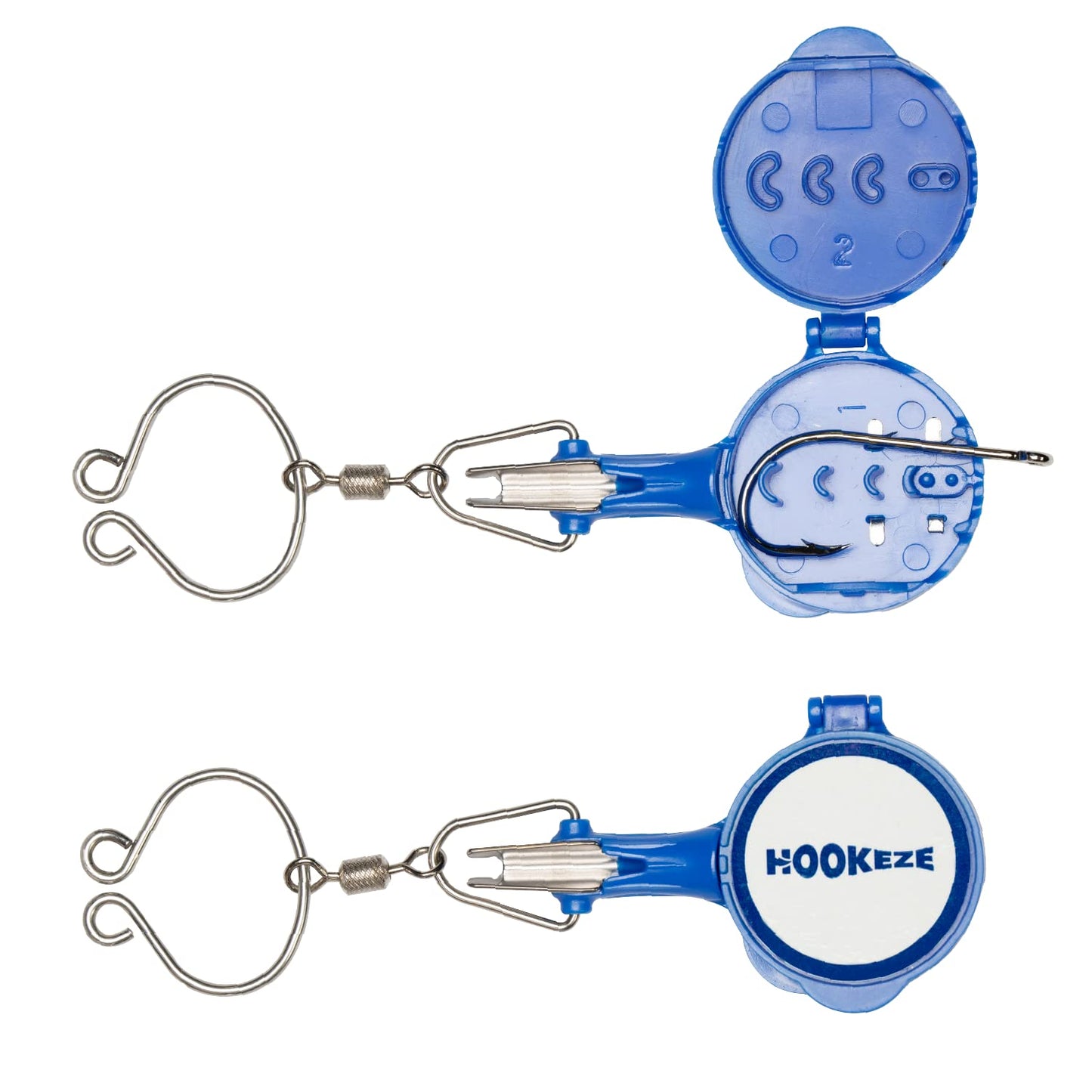 HOOK-EZE Fishing Knot Tying Tool | Protect from Fish Hooks | Tie Fishing Knots Easily | Cool Gadgets for Fishermen | Ice Fly Fishing | Fishing Accessories for Beginner Anglers | Nail Knot Tool