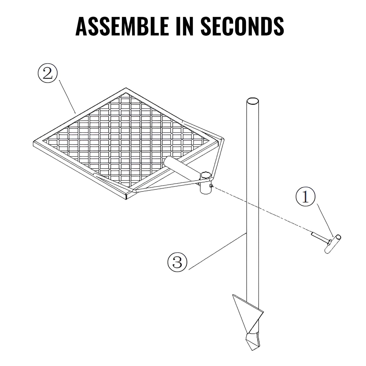 VEVOR Folding Campfire Grill, Heavy Duty Steel Mesh Grate, 22.4" Portable Camping Grates Over Fire Pit, Camp Fire Cooking Equipment with Legs Carrying Bag, Grilling Rack for Outdoor Open Flame Cooking