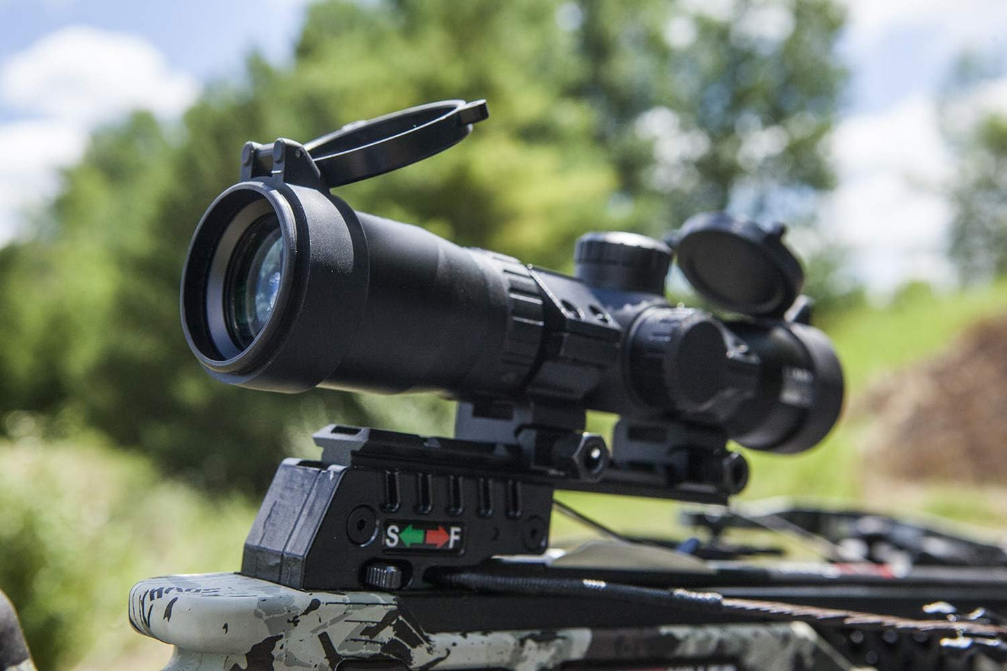 Killer Instinct's Lumix Speedring™ Crossbow Scope! This Scope Has an Adjustable Ring for Varying Speeds If You are Using Our Heavier Hypr KE Crossbow Bolts! This Scope is 1.5-5 X 32