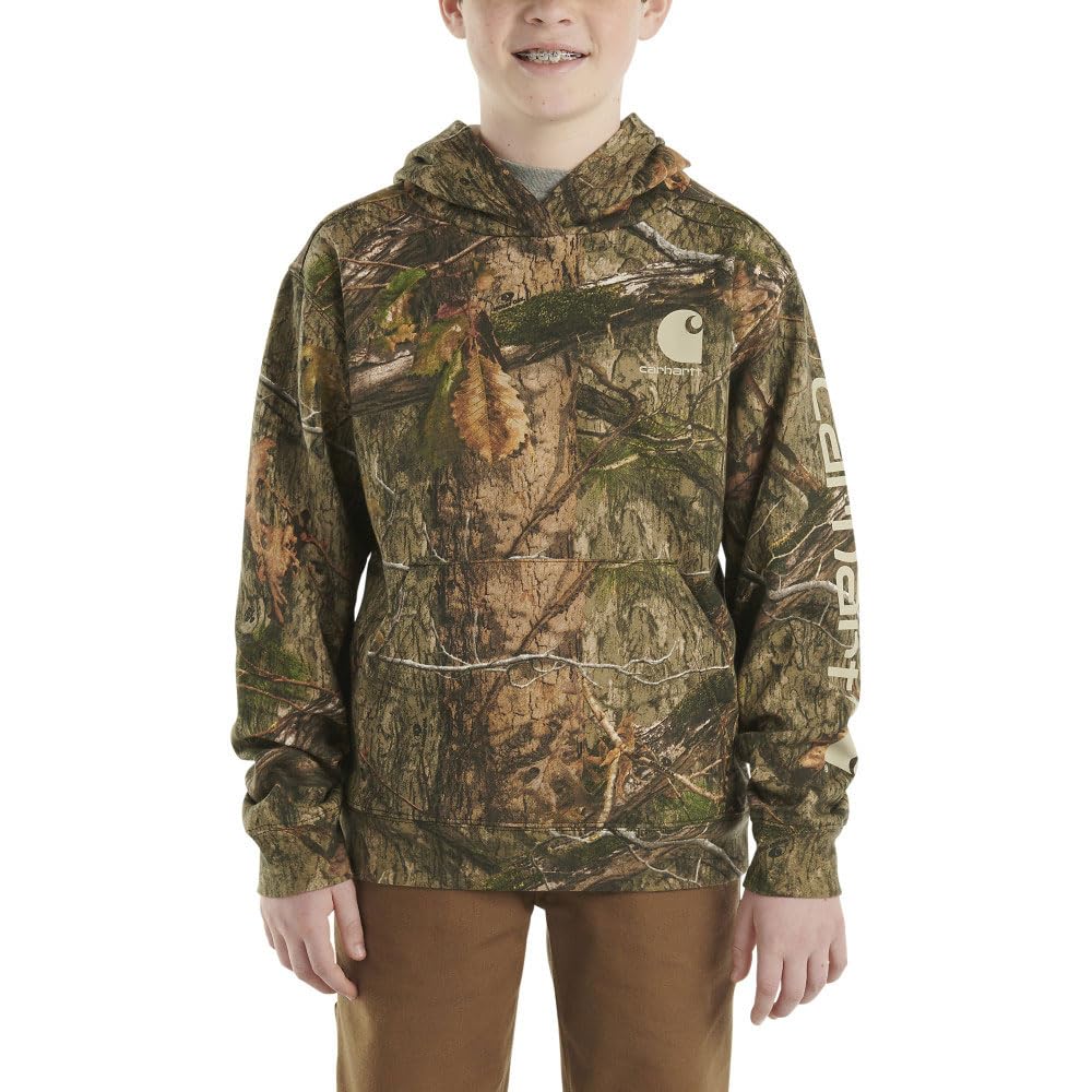 Carhartt Boys' Long Sleeve Hooded Sweatshirt
