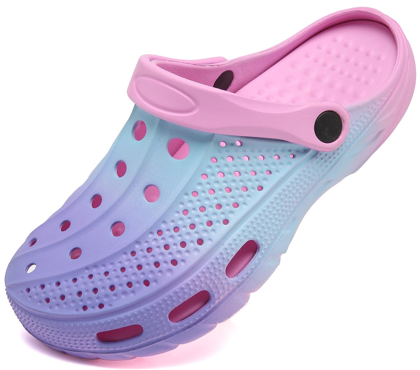 ChayChax Men's and Women's Arch Support Clogs Garden Shoes Slip-on Outdoor Beach Slippers with Removable Cushion Footbed