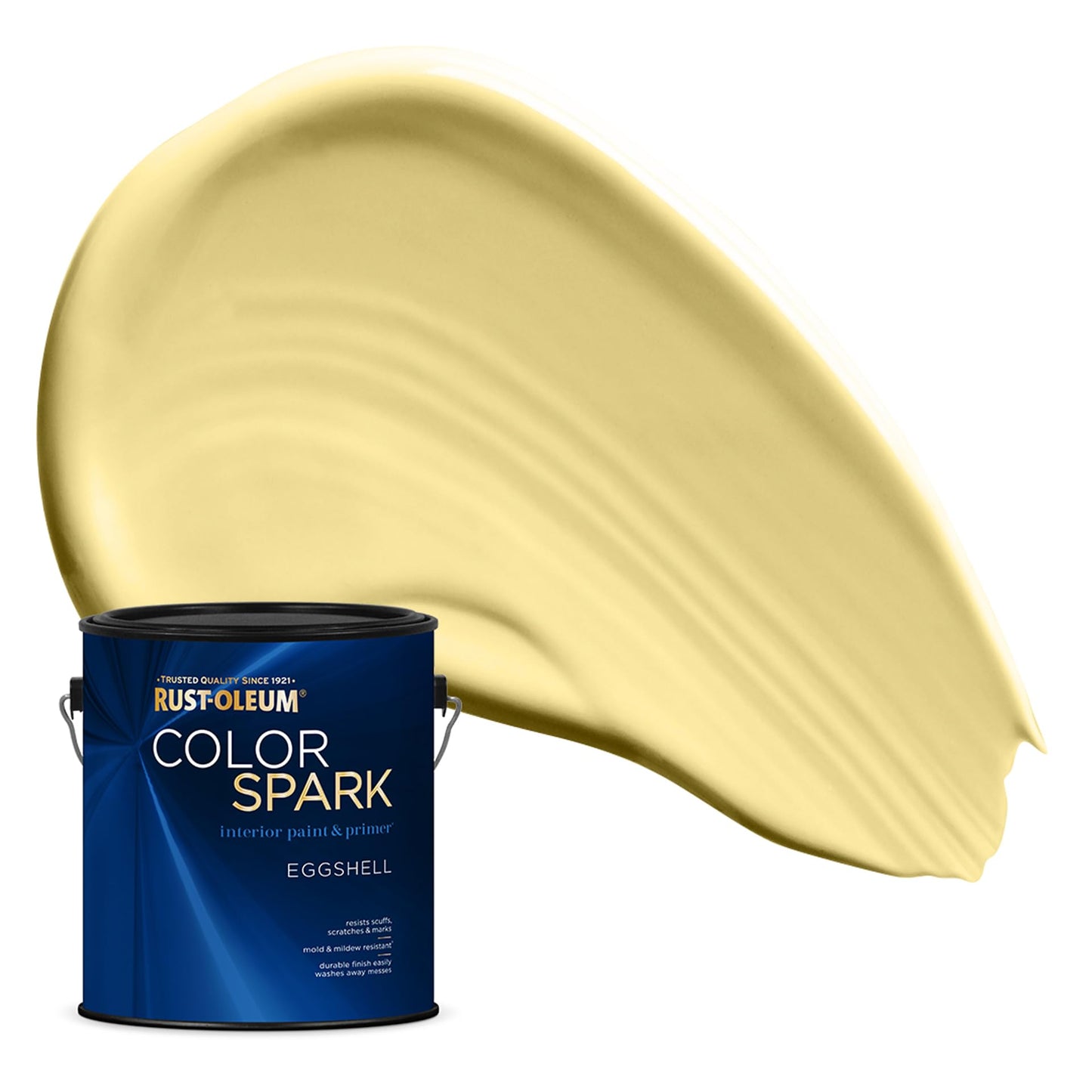 Rust-Oleum Color Spark Interior Paint and Primer in One, Eggshell, Bit of Barley, 1 Gallon