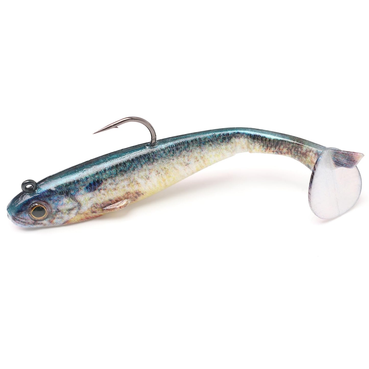 2.5/3.5In Swim Baits for Bass Fishing, Pre-Rigged Jig Heads Soft Plastic Walleye Fishing Lures, Paddle Tail Swimbaits for Bass Fishing, Fishing Bait for Freshwater Saltwater Gifts