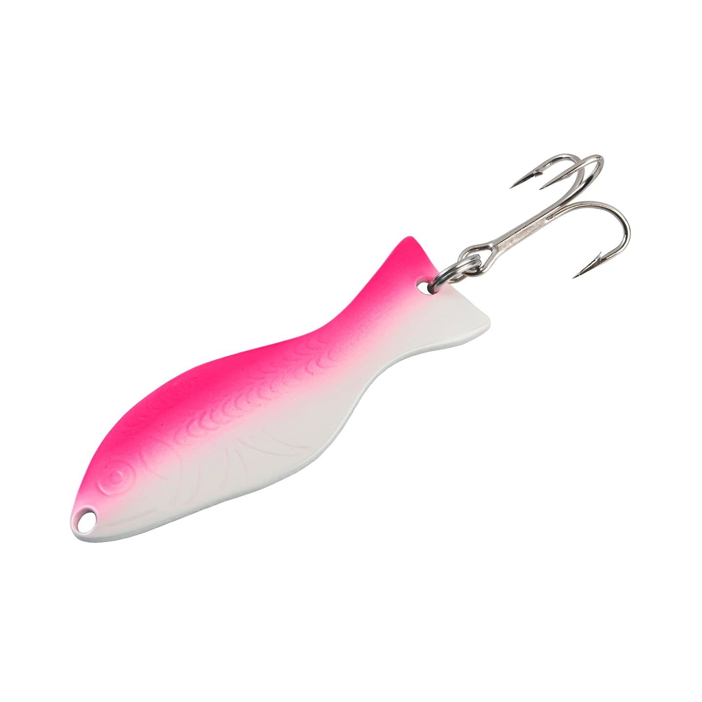 AL's Goldfish Lure Company, Rust Free Goldfish Freshwater Fishing Spoon, Treble Hook, Trout, Salmon, Bass, Walleye, Crappie, Panfish, and Pike. Sizes 3/16 oz., 1/4 oz. or 1/2 oz