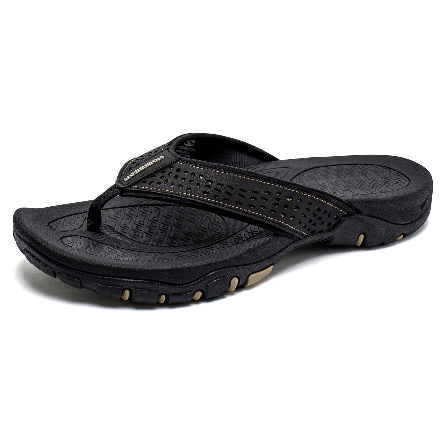 KIIU Mens Thong Sandals Indoor and Outdoor Beach Flip Flop