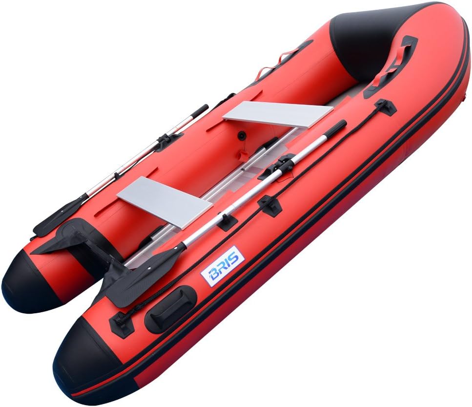 BRIS 10ft Inflatable Boat Inflatable Rafting Fishing Dinghy Tender Pontoon Boat
