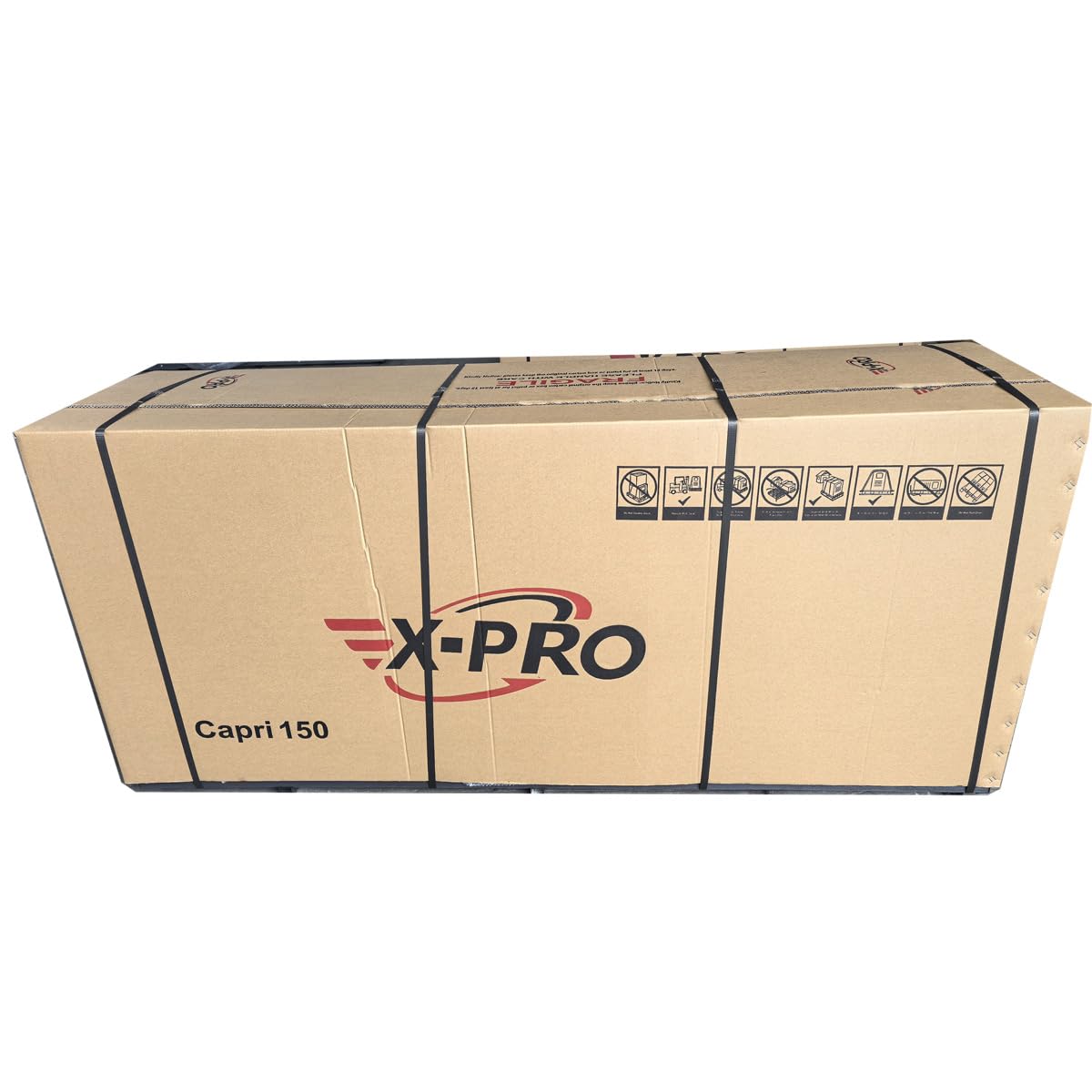 X-PRO Capri 150cc Moped with 14" Aluminum Wheels, Electric/Kick Start! (Black)
