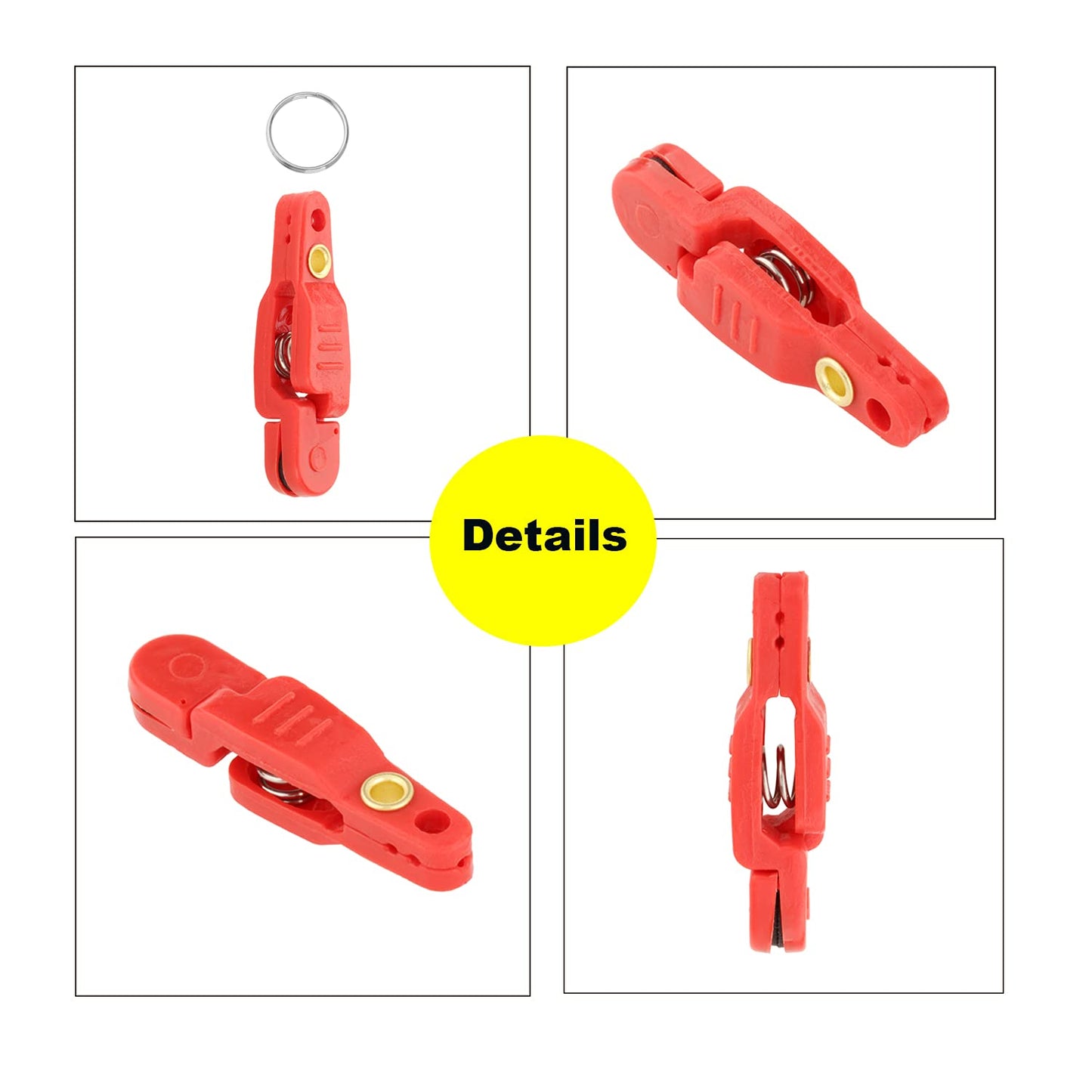 10Pcs Heavy Tension Downrigger Release Clips for Offshore Fishing, Planer Board, Weight, Kite