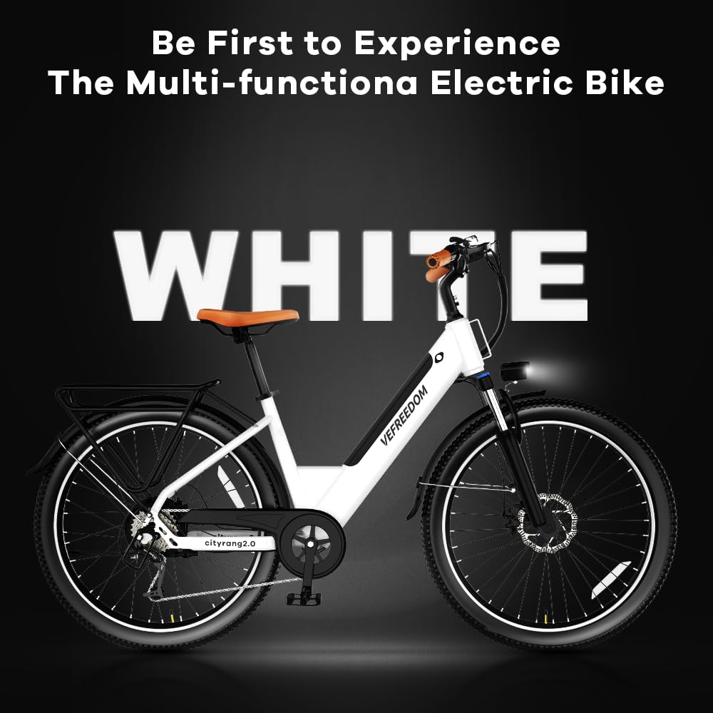๐๐๐๐๐ Peak Electric Bike for Adults,up ๐๐ Miles Removable Battery Ebike, 26" UL Certified Electric Mountain E Bike with 7-Speed,Adult Electric Bicycles for Commute Beach Snow