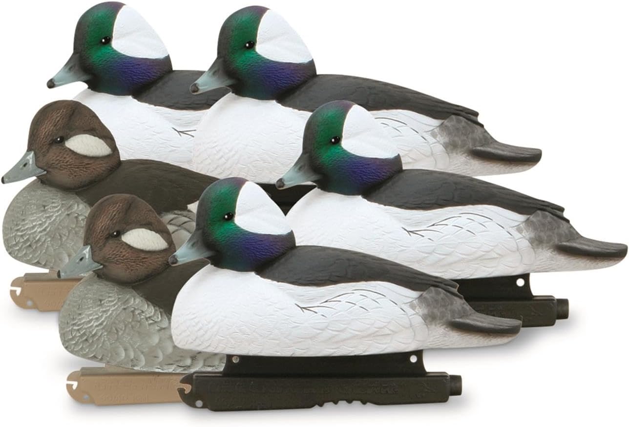 Avery Outdoors GHG Foam Filled Hunter Series Over Size Bufflehead Duck Decoys - 6 Pack