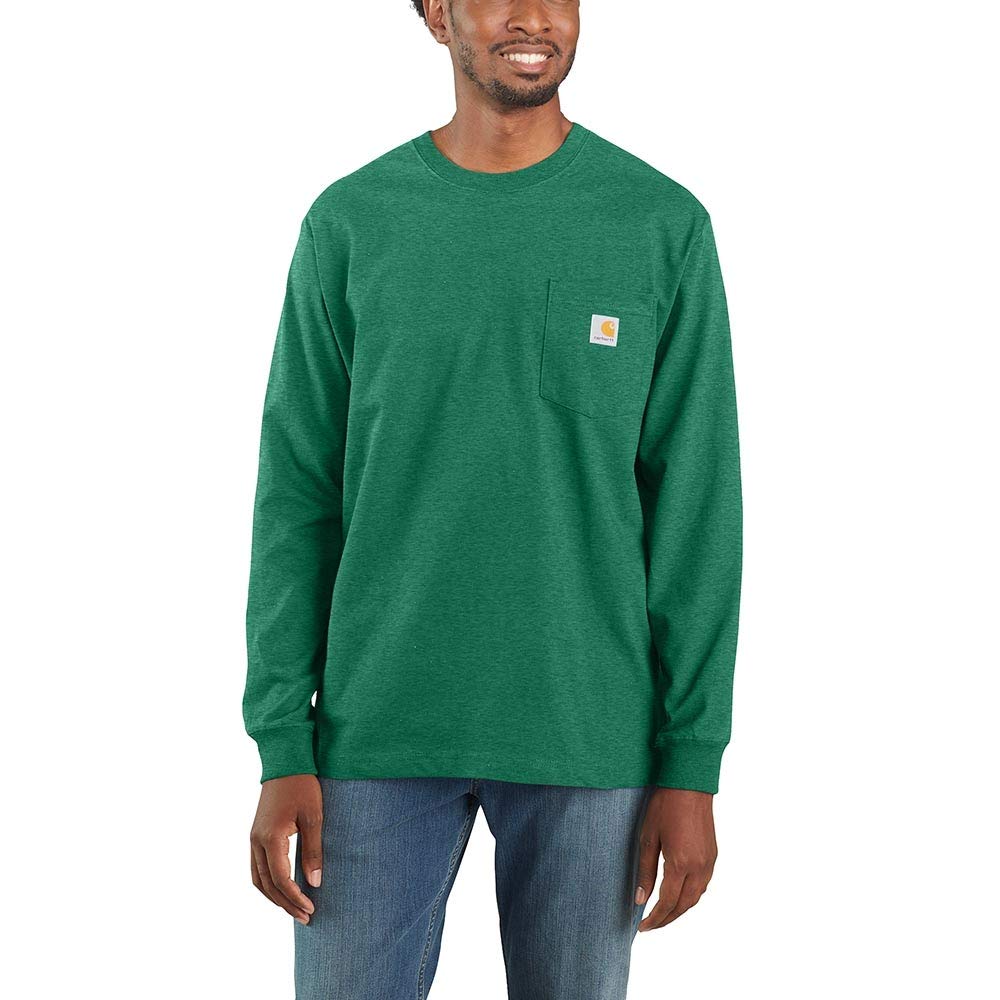 Carhartt Men's Loose Fit Heavyweight Long-Sleeve Pocket T-Shirt