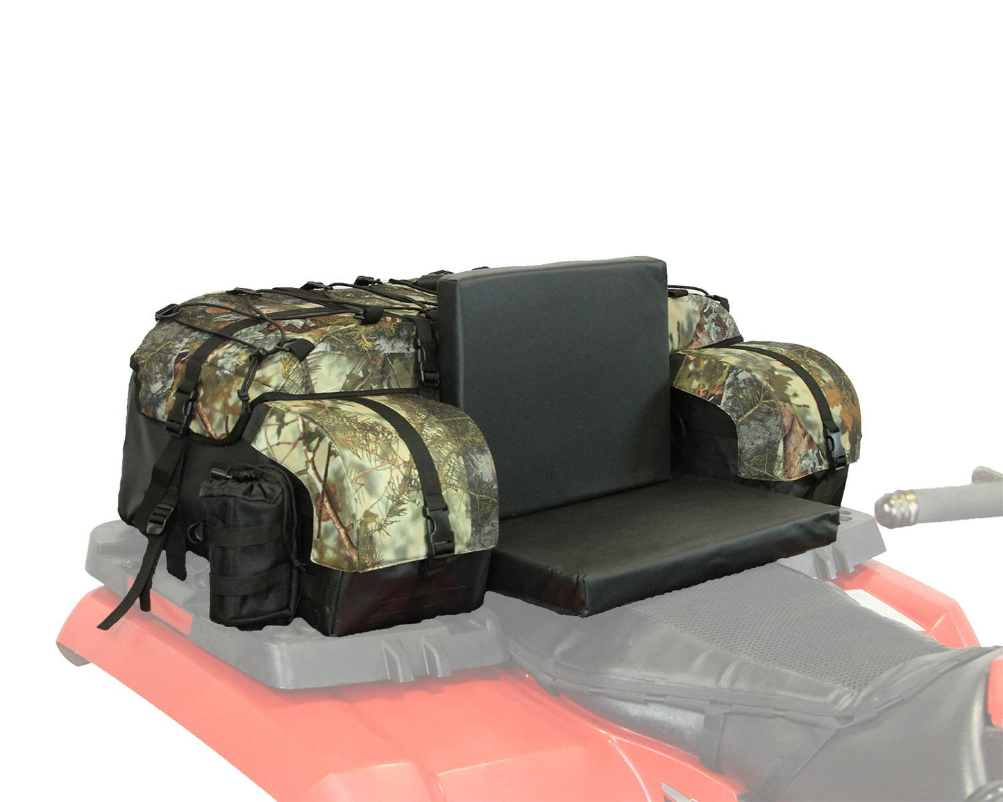 Arch Series Oversized Rear Rack Utility Pack, Padded ATV Cargo Bag - Kings Mountain Shadow Camo