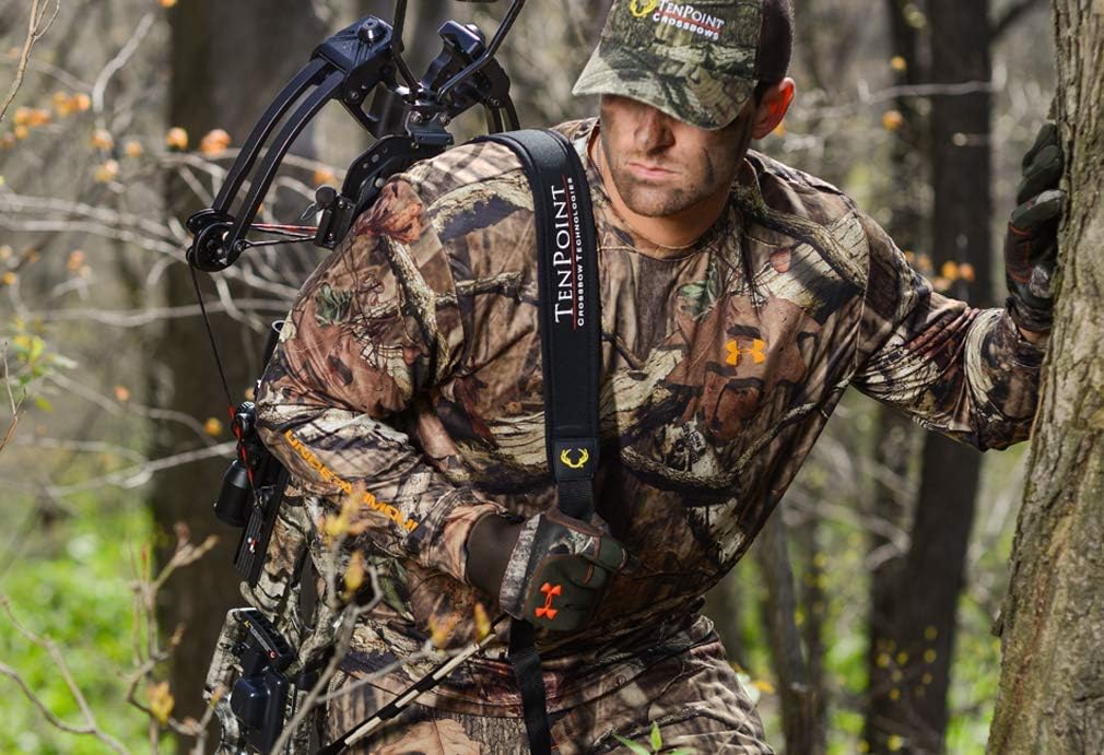 TenPoint Neoprene Sling - Adjustable 1.25” Shoulder Strap with Thumb Loop - Compatible with All TenPoint, Wicked Ridge & Horton Crossbows