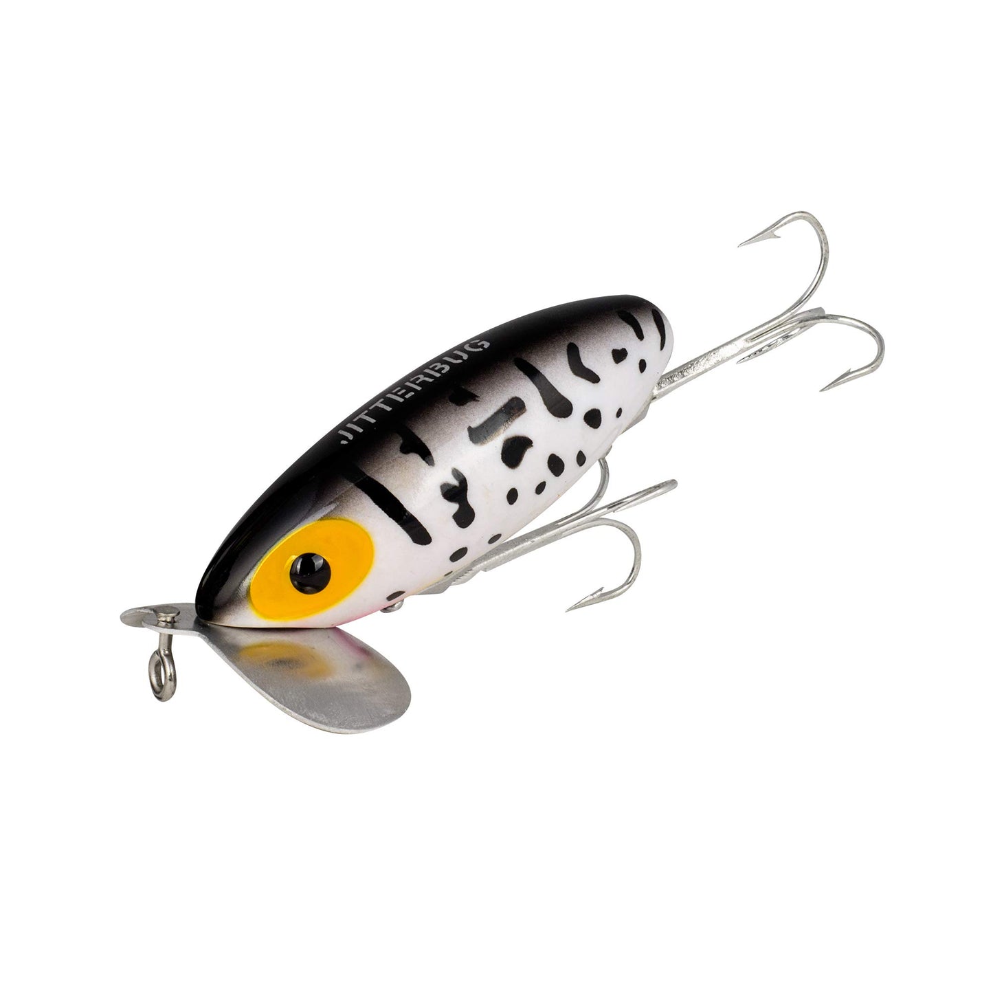 Jitterbug Topwater Bass Fishing Lure - Excellent for Night Fishing