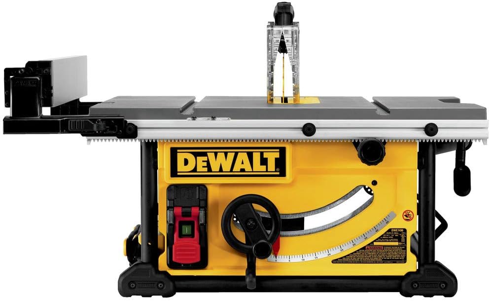 DEWALT 10-Inch Table Saw with Rolling Stand, 32-1/2-Inch Rip Capacity (DWE7491RS)