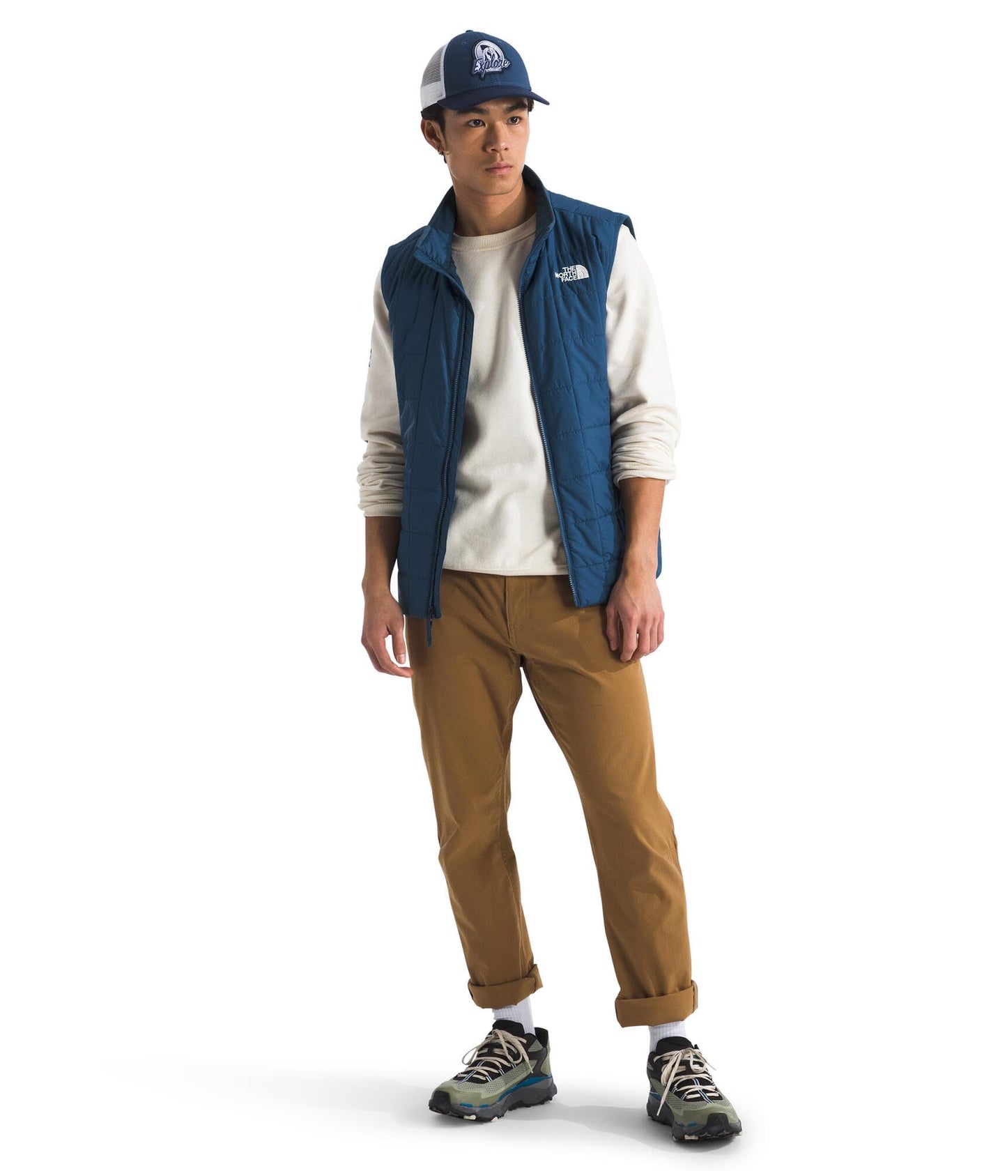 THE NORTH FACE Men's Junction Insulated Vest | Water Resistant With Heatseeker Insulation, Stretch Bindings & Zip Pockets
