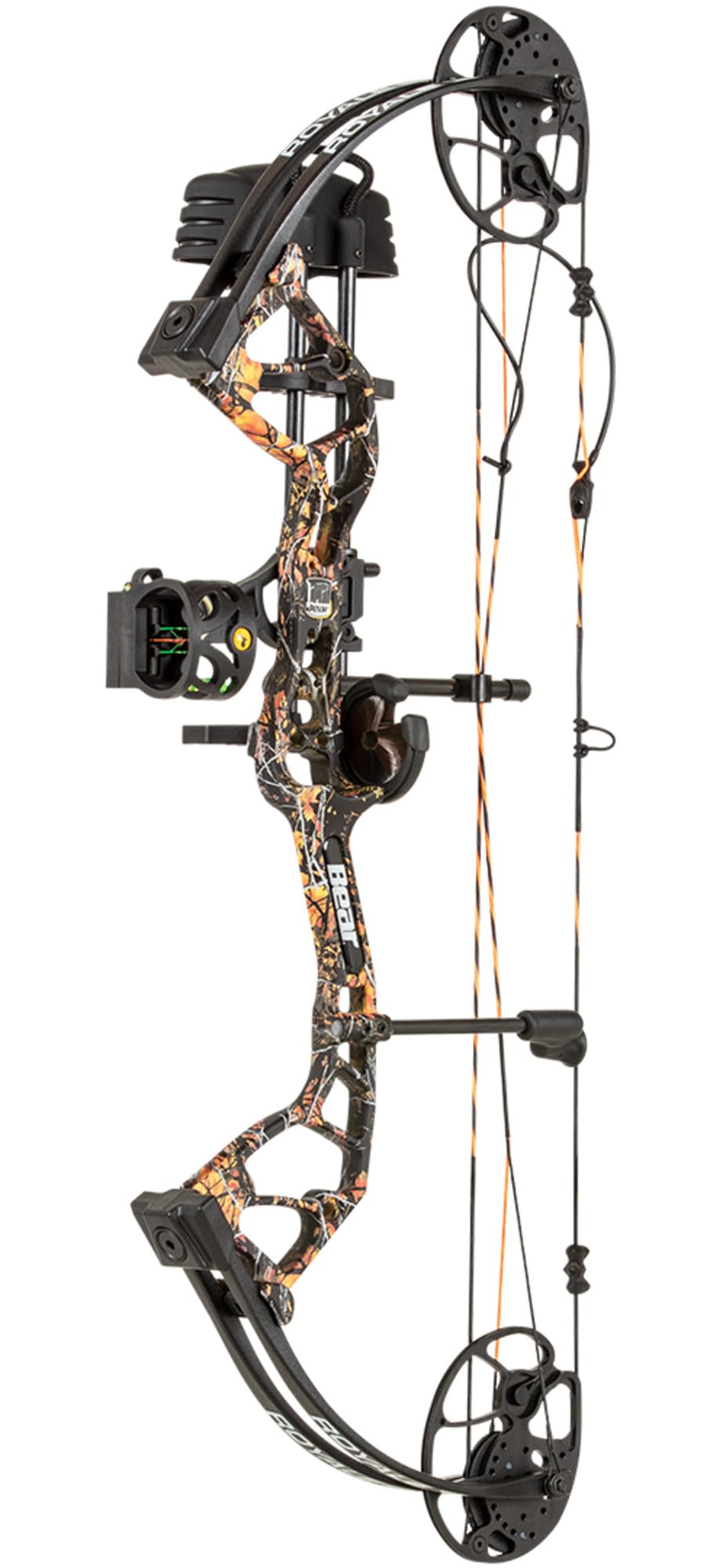 Bear Archery Royale Ready to Hunt Compound Bow Package for Adults and Youth, 12”- 27” Draw Length, 5-50 Lbs Draw Weight, Up to 290 FPS, Limbs Made in USA, Limited Life-Time Warranty