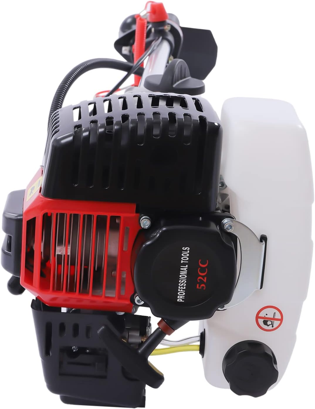 Outboard Motor, 3.5hp 2 Stroke Gas Outboard Motor, Manual Pull Start For Inflatable Fishing Boats, 2800-3200rpm Boat Engine with Air Cooling System