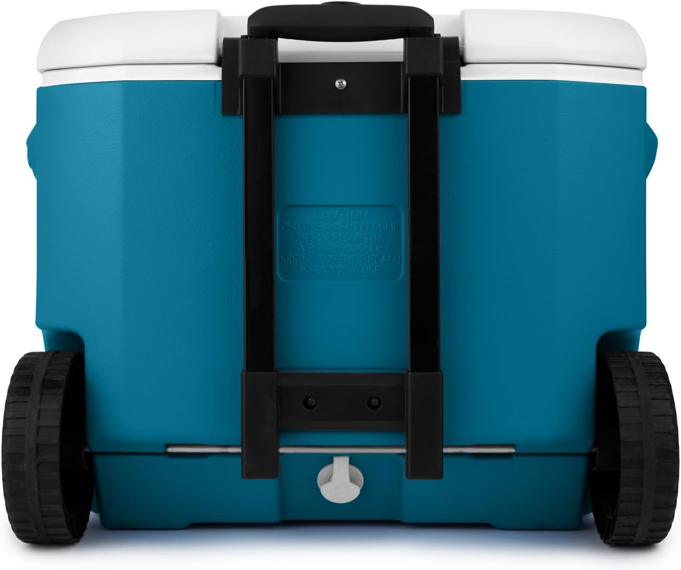 Coleman 60qt Wheeled Cooler, Insulated Portable Chiller with Ice Retention, Made in USA