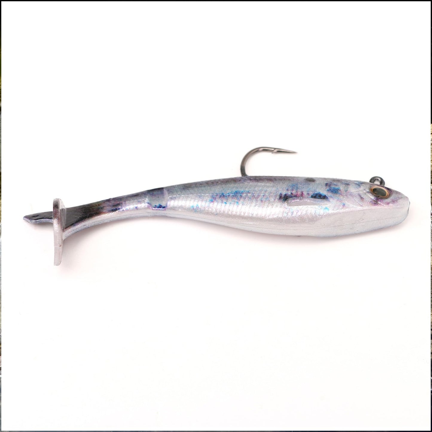 2.5/3.5In Swim Baits for Bass Fishing, Pre-Rigged Jig Heads Soft Plastic Walleye Fishing Lures, Paddle Tail Swimbaits for Bass Fishing, Fishing Bait for Freshwater Saltwater Gifts