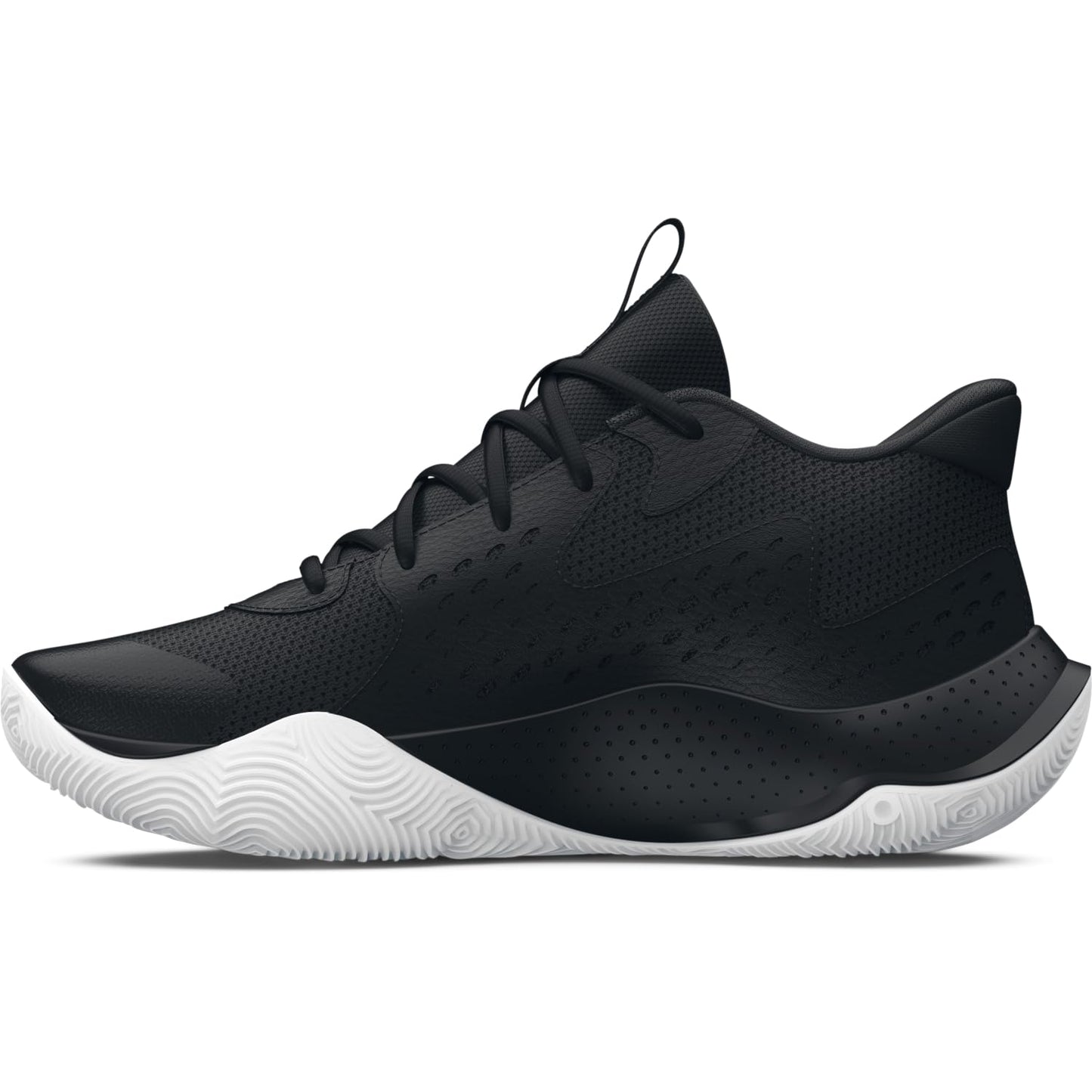 Under Armour Unisex Jet '23, (001) Black/Metallic Gold/Metallic Gold, 9, US