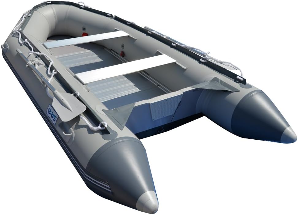 BRIS 12.5 ft Inflatable Boat Inflatable Fish Hunter & Person Inflatable Raft Boat