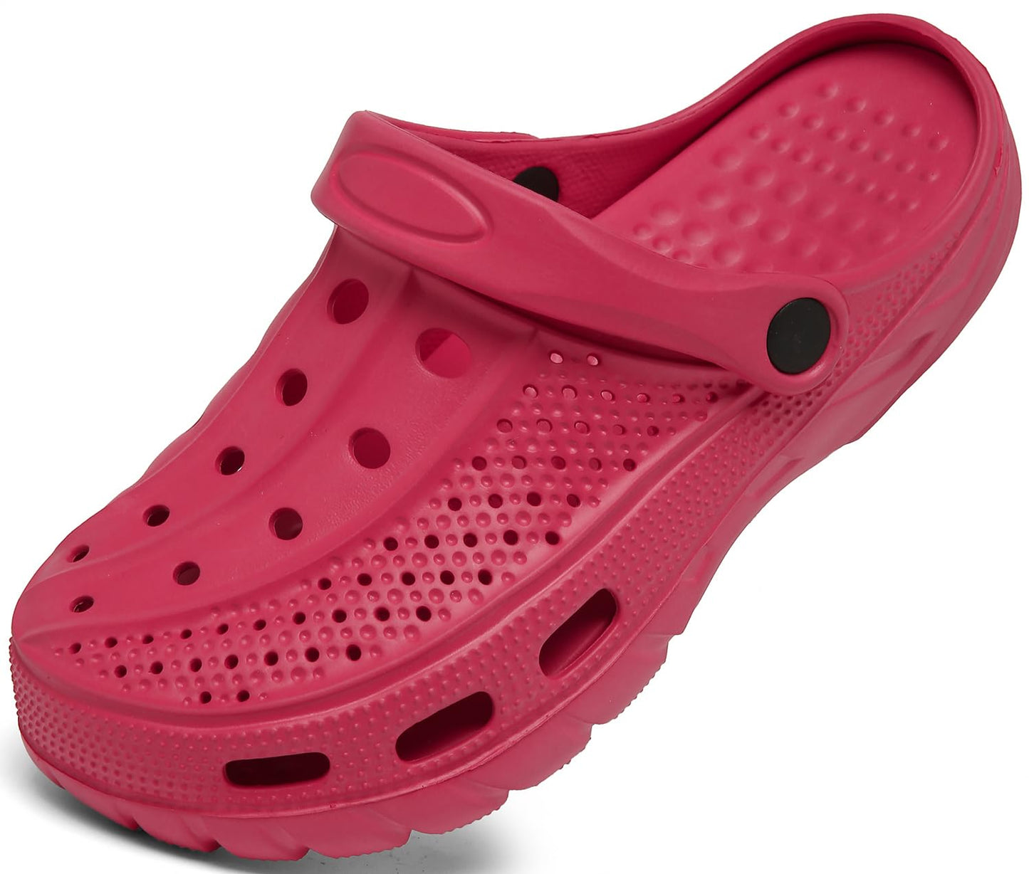 ChayChax Men's and Women's Arch Support Clogs Garden Shoes Slip-on Outdoor Beach Slippers with Removable Cushion Footbed