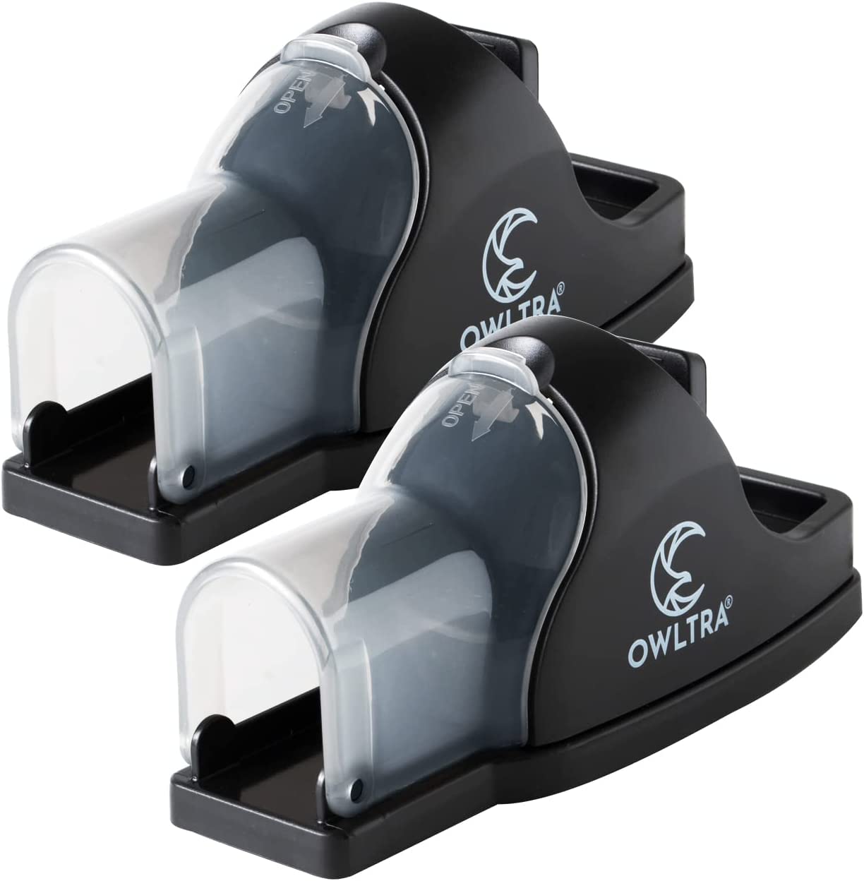 Indoor Electric Mouse Trap, Instant Eliminate Rodent Zapper with Pet Safe Trigger, Black, Small