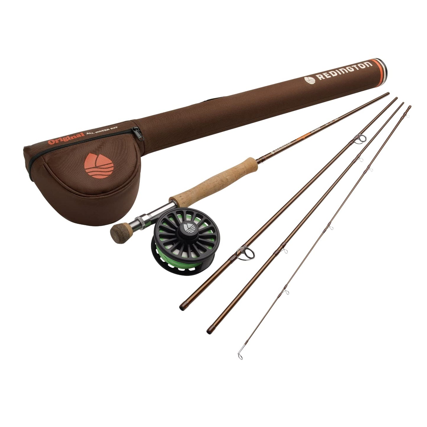 Redington Original Fly Fishing Kit, 9 Foot Rod, Crosswater Reel, Fly Line, Leader, & Carrying Case