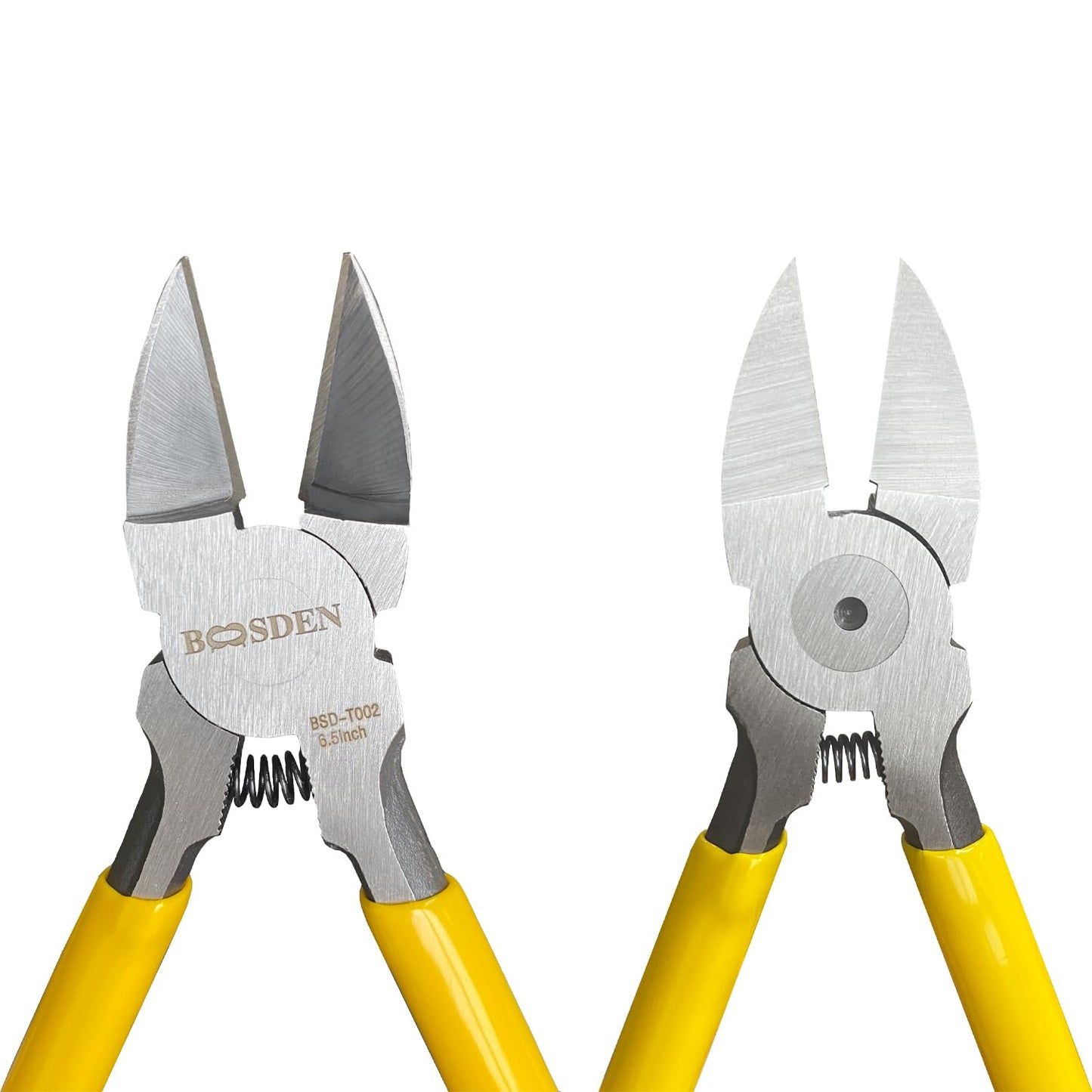 Wire Cutters 10 Pack, 6.5 inch, BOOSDEN Flush Cutters, Spring Loaded Cutting Pliers, Side Cutters, Dykes Cutter, Wire Clippers, Plastic Cutter, Wire Cutters for Jewelry, Floral, Electrical