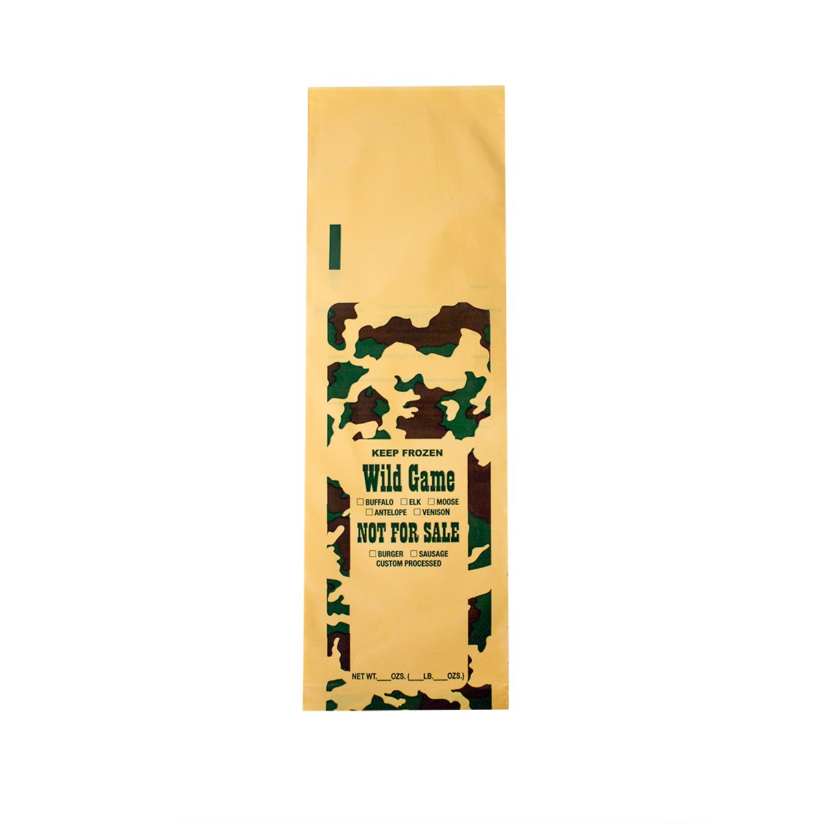 UltraSource Wild Game Freezer Meat Bags "Not for Sale" (2lb - 1000 pack, Camo)
