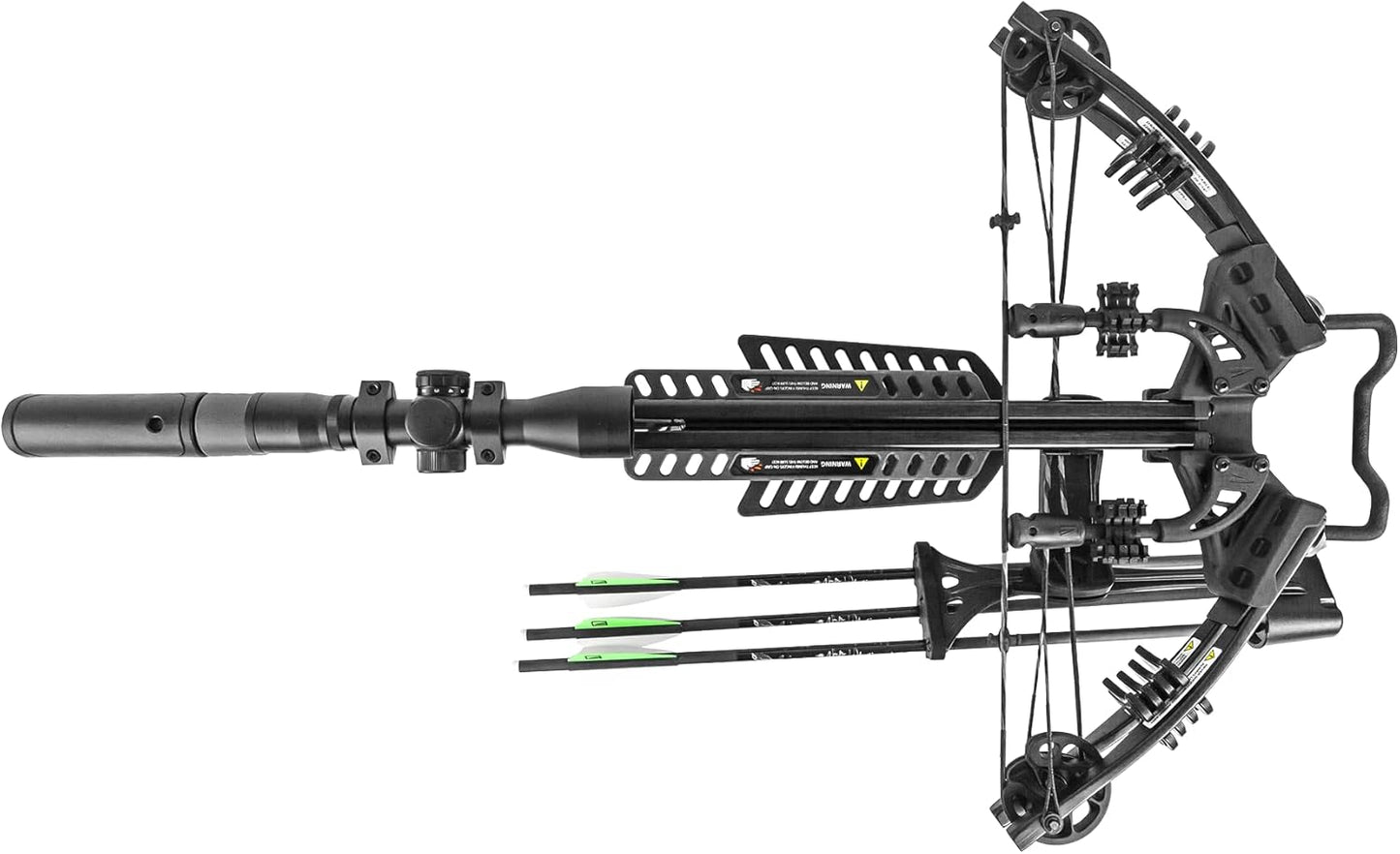 Killer Instinct Burner 415 Crossbow Package. The Burner 415 Shoots a Heart Stopping 415 FPS, Packing a Whopping 141 Foot Pounds of Kinetic Energy, All Released with a 3.5 Precision Grade Trigger.