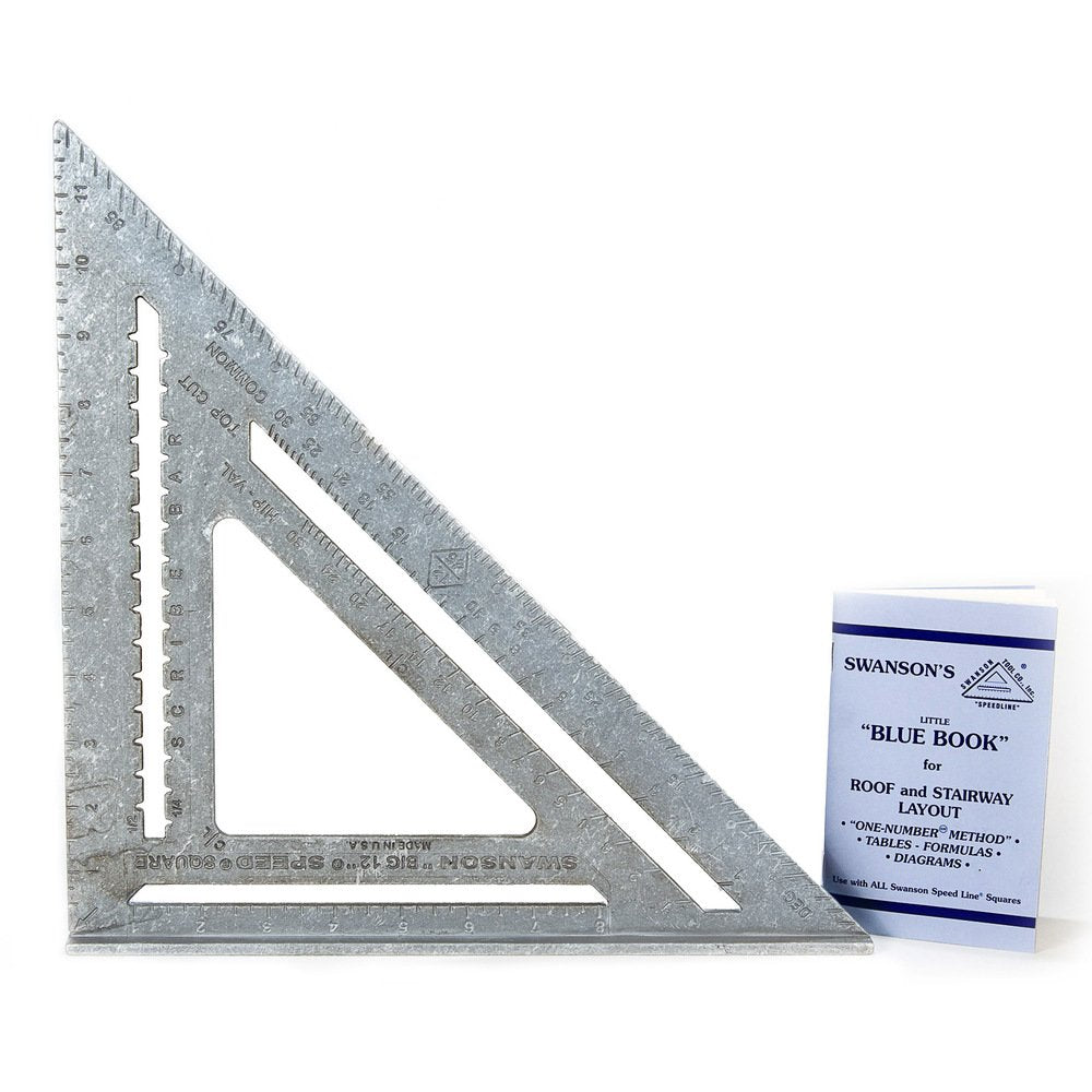 SWANSON Tool Co S0101 7 Inch Speed Square, Blue