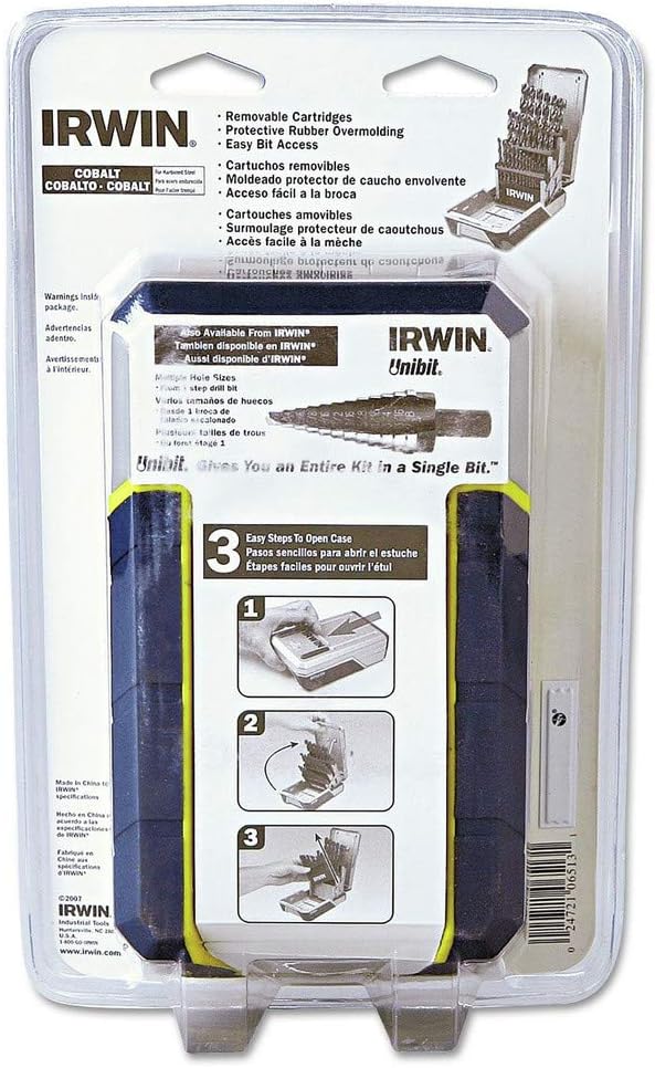 IRWIN Drill Bit Set, M35 Cobalt Alloy Steel Steel, 29-Piece (3018002)