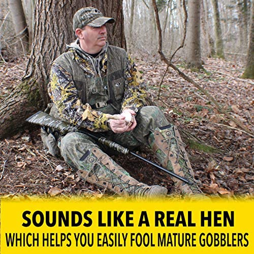 Turkey Pot Calls – Turkey Glass Calls & Slate Calls with Strikers – Realistic Turkey Calls for Hunting and Lures