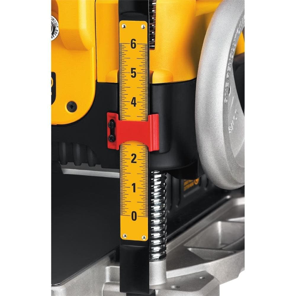 DEWALT Thickness Planer, Two Speed, 13-inch, 15 Amp, 20,000 RPM Motor (DW735X)