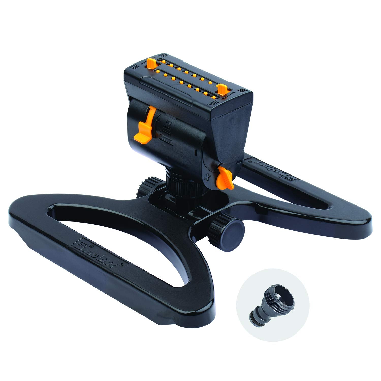Melnor 65131AMZ MiniMax Turbo Oscillator Sprinkler, 4000 sq. ft
