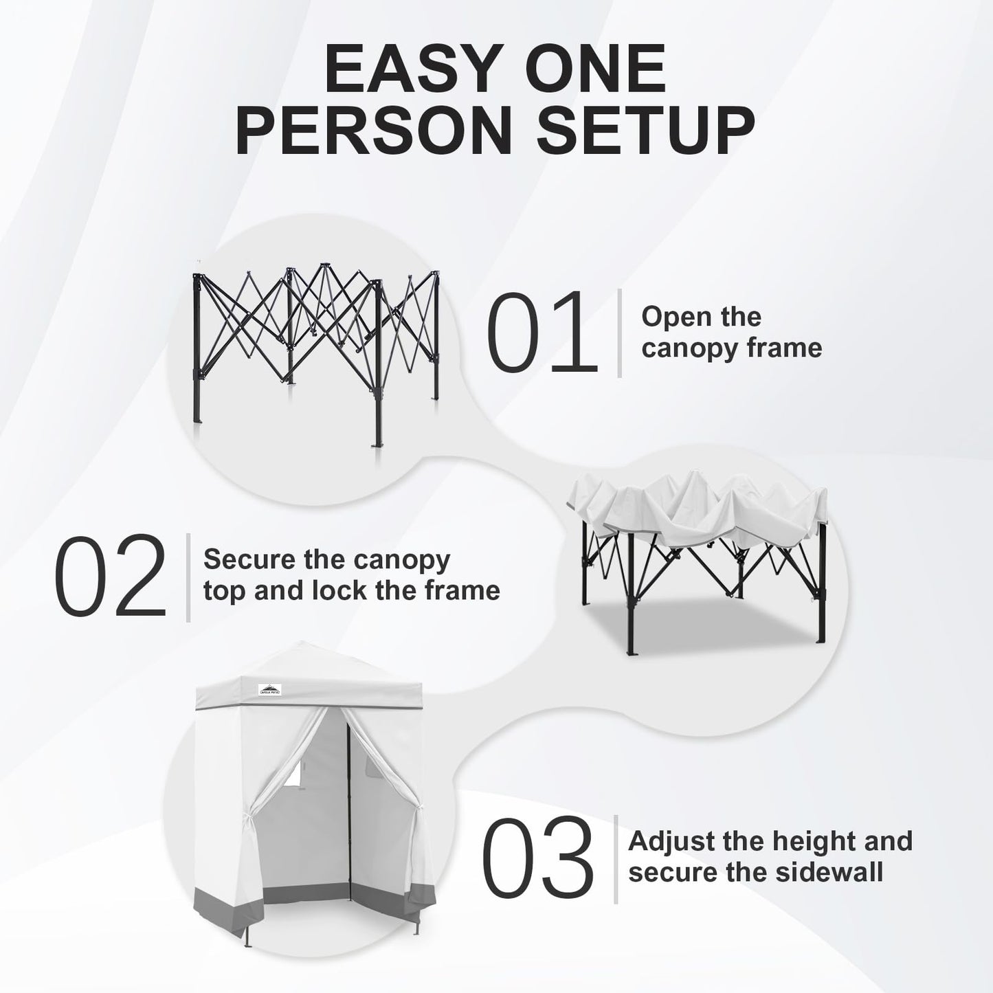 EAGLE PEAK Flex Compact 4x4 Pop-up Canopy Changing Room, Portable Dressing Room, Privacy Changing Tent for Indoor Fashion Photoshoots, Camping, or Pool, Purple