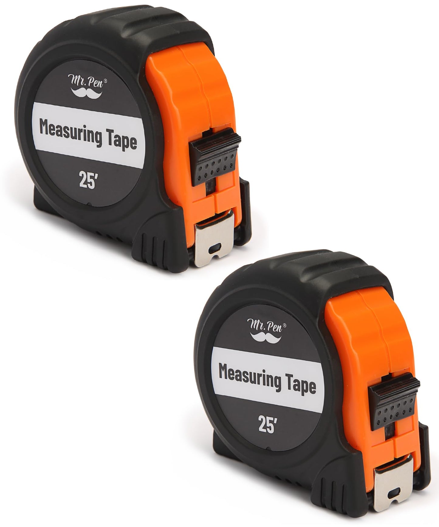 Mr. Pen 25-Foot Steel Retractable Tape Measure with Easy Read Fractions