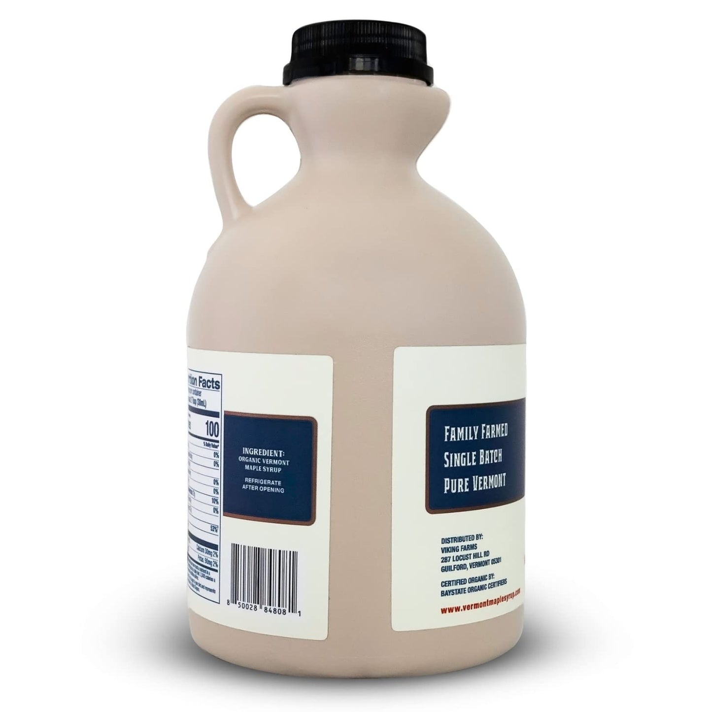 Vermont Maple Syrup - 64 oz Grade A, Golden Delicate Organic Maple Syrup - 100% Pure and Authentic Maple Syrup for Pancakes, Waffles and More - Nut free, Gluten Free, Vegan, Paleo
