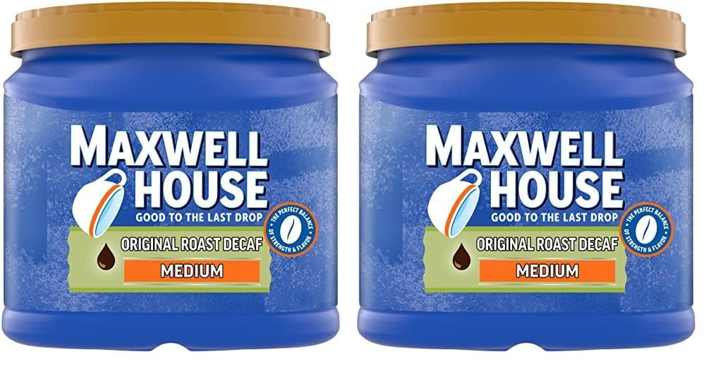 Maxwell House Decaffeinated Original Medium Roast Ground Coffee, 29.3 oz Canister