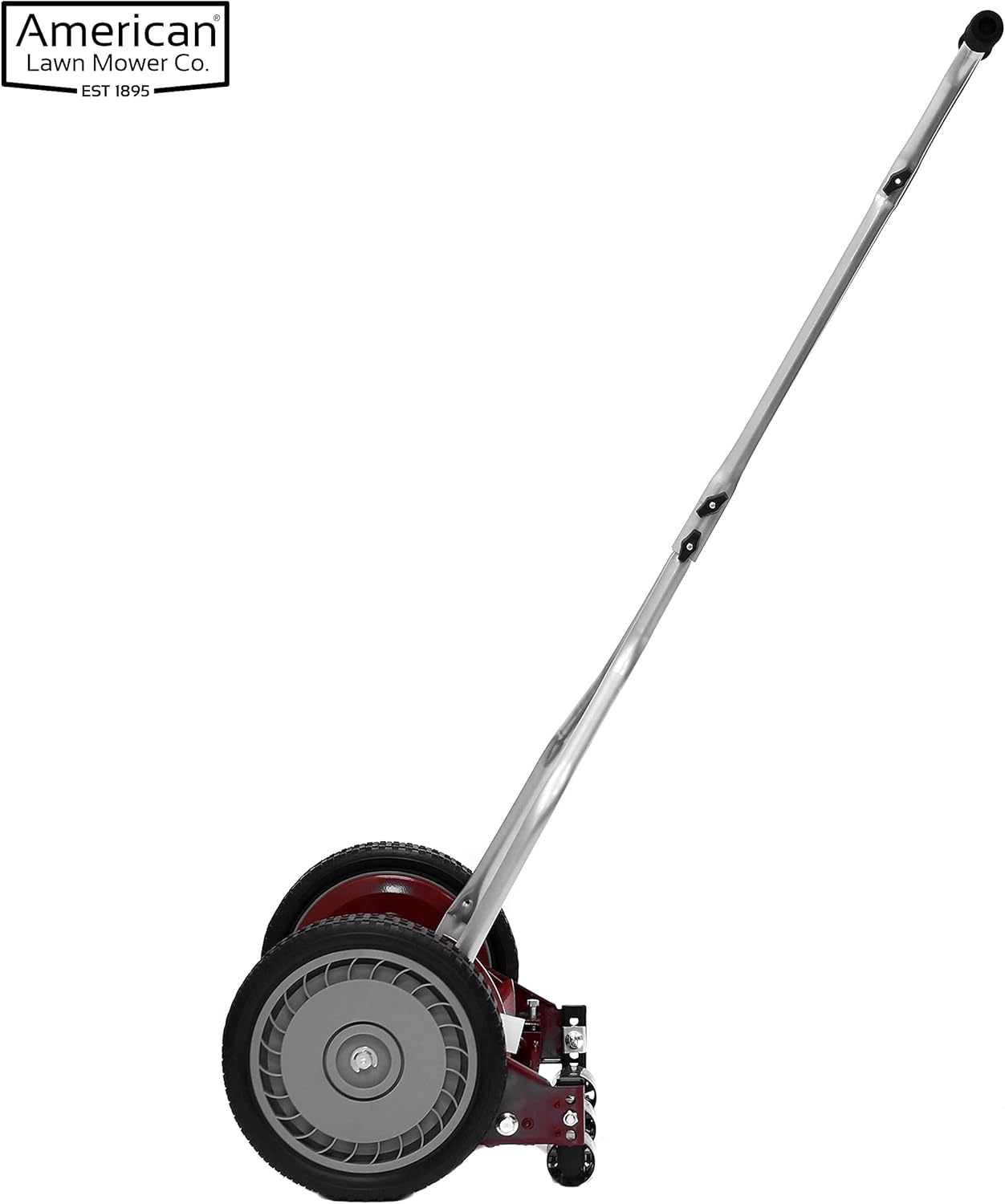 American Lawn Mower Company 1204-14 14-Inch 4-Blade Push Reel Lawn Mower, Red