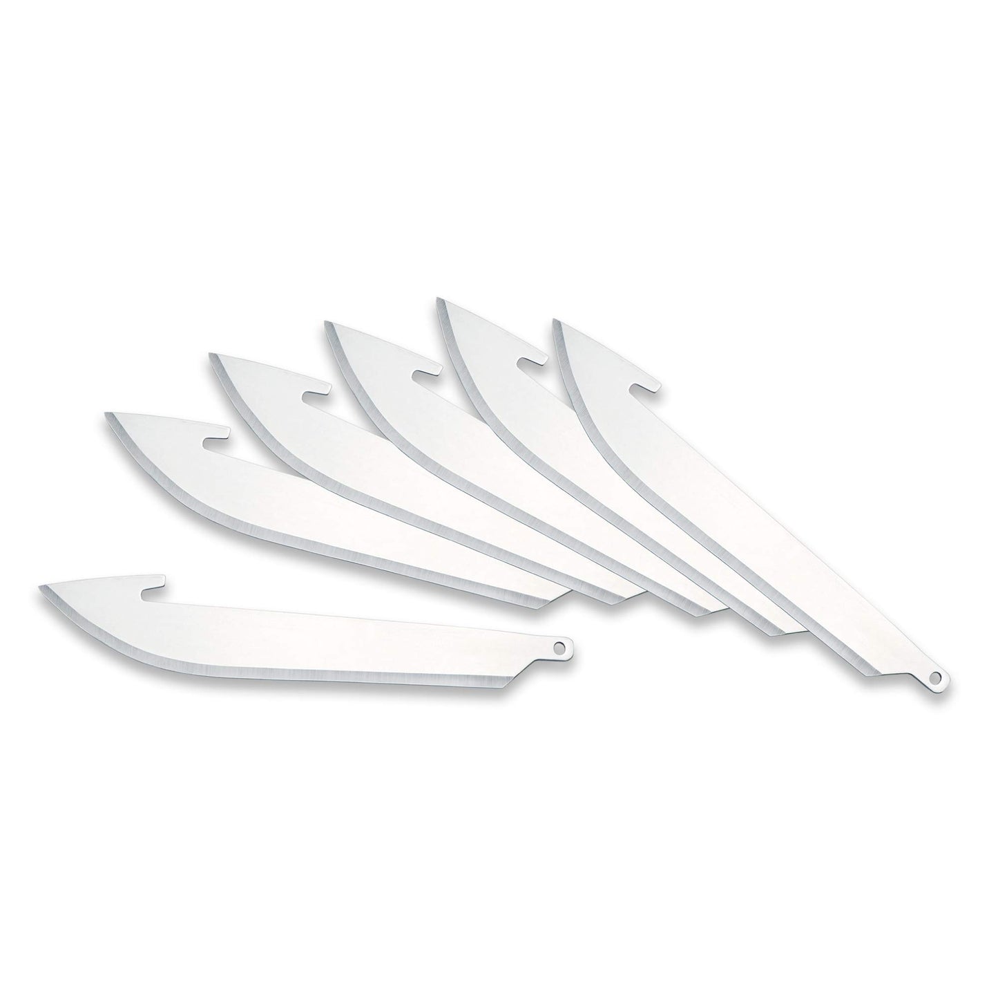 OUTDOOR EDGE 3.5" RazorSafe Replacement Sharp-Point Knife Blades, 24 Piece Value Pack