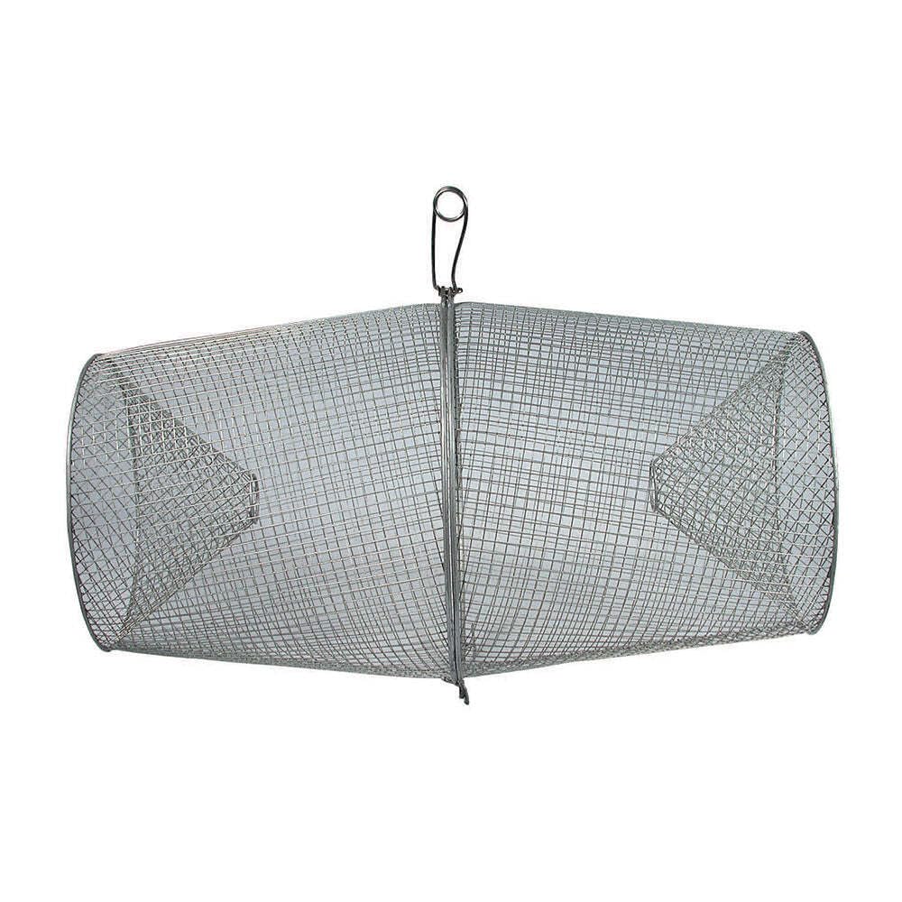 Frabill Torpedo Minnow Trap | Heavy-Duty Steel Mesh | Two-Piece Minnow Trap