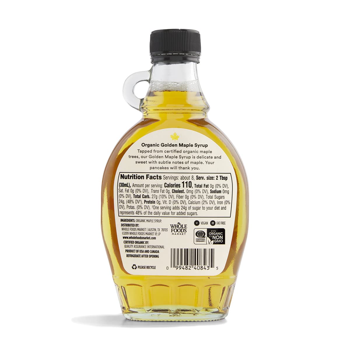 365 by Whole Foods Market, Organic Grade A Dark Maple Syrup, 32 Fl Oz