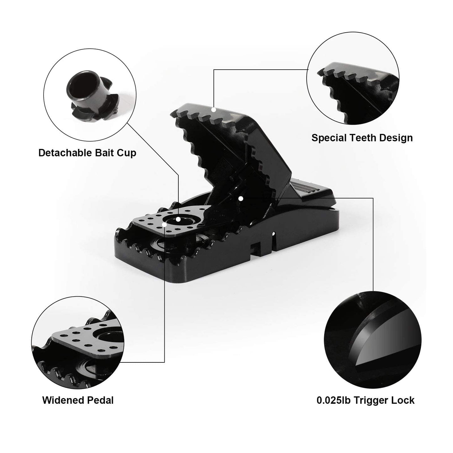 Mouse Traps,Mice Traps for House,Small Rat Traps That Work,Mice Killer Indoor Mouse Snap Traps No See Kill Mousetraps Quick Effective Mouse Catcher for Family and Pet-20 Pack