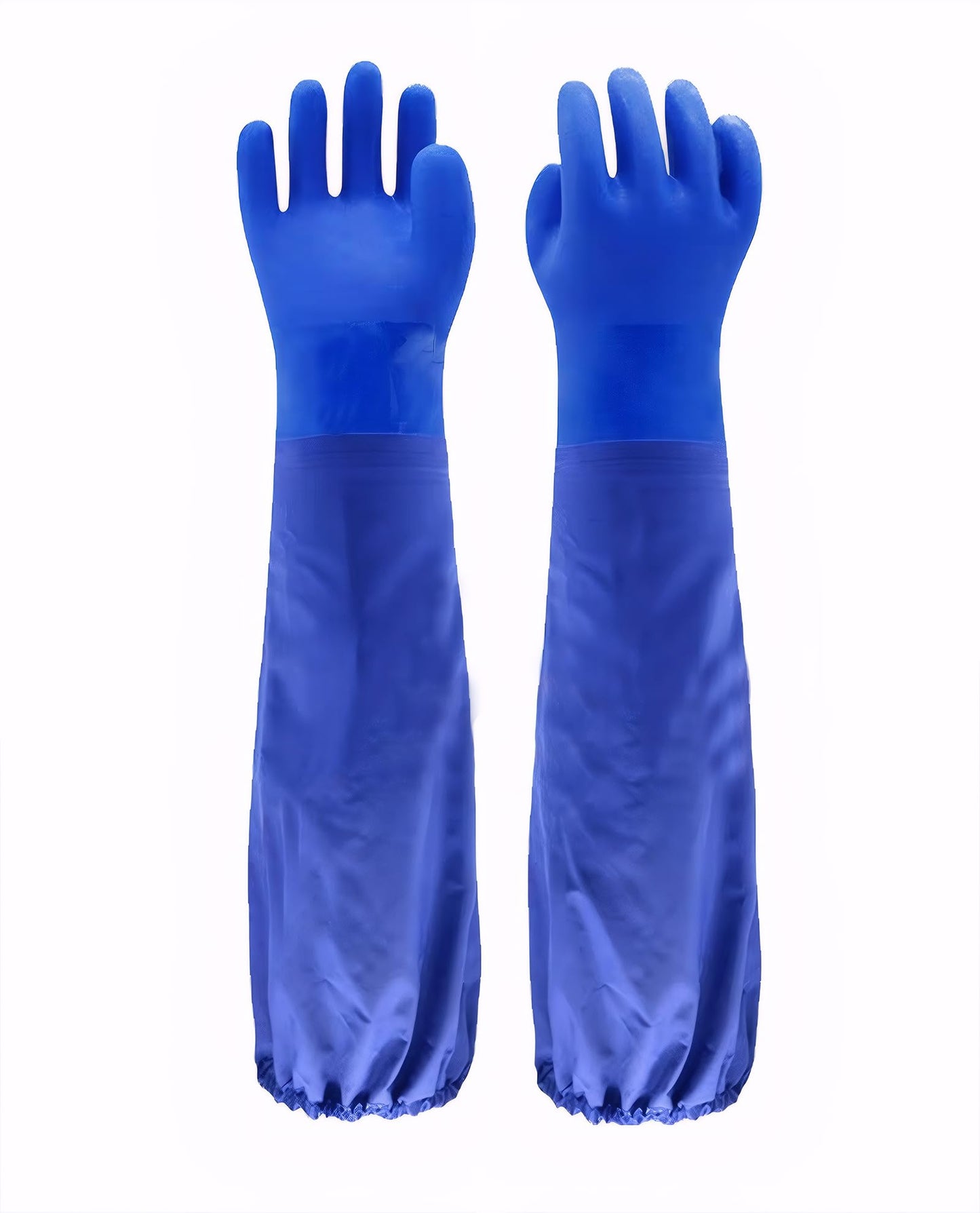 LIICHAAO Long waterproof fishing gloves,Cleaning Poison ivy gloves,Aquarium pool,Long elbow Resistant Abrasion